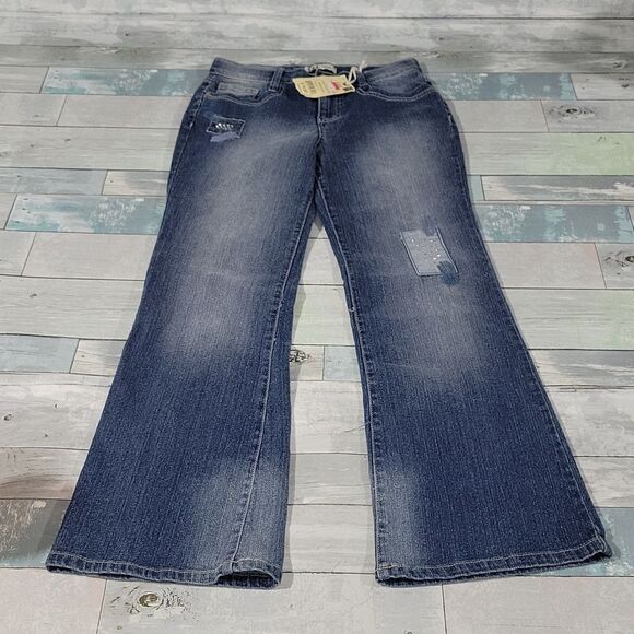 Y2K L.e.i. Chelsea Lowrise Girls Jeans NWT sz 14 - Picture 1 of 5